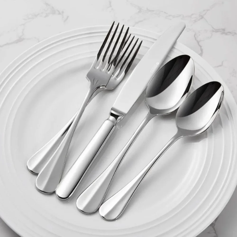 20 pc - Stainless Steel Flatware Set - Fine Silverware Set  (Service for 4)